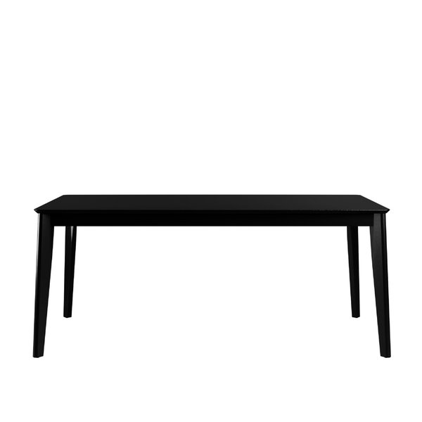 Manhattan Comfort Tudor 70.86 Dining Table  in Black 1027651